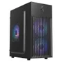 Gabinete Office Rise Mode X1 Black, Mini Tower, M-ATX, Sem FANs, Preto - RM-GA-OFX1-FB