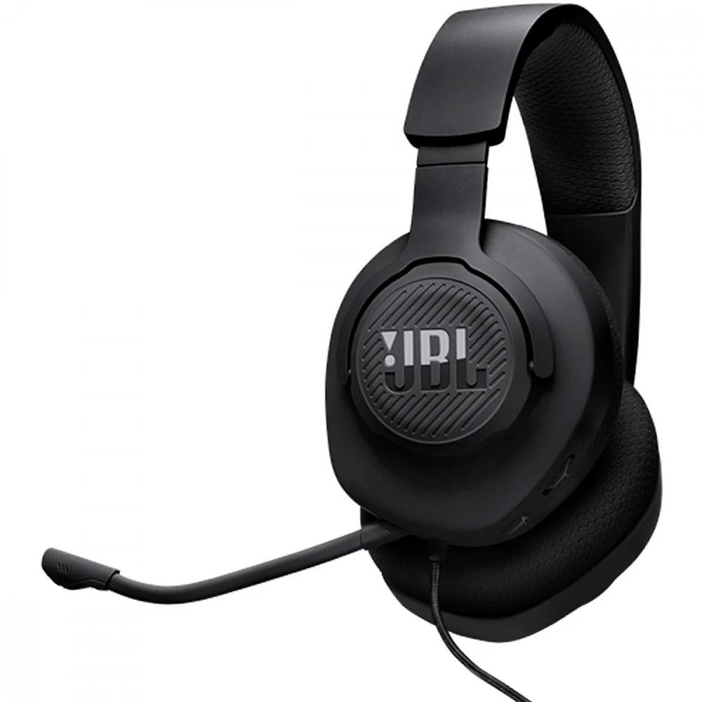 Headset Gamer Jbl Quantum 100 M2, Drivers De 40mm, Microfone, Preto