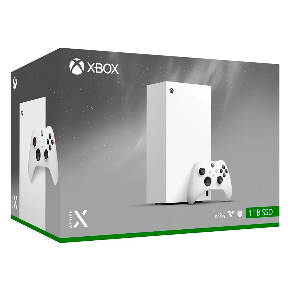 Console XBOX Series X 1TB Microsoft Bivolt - Branco.