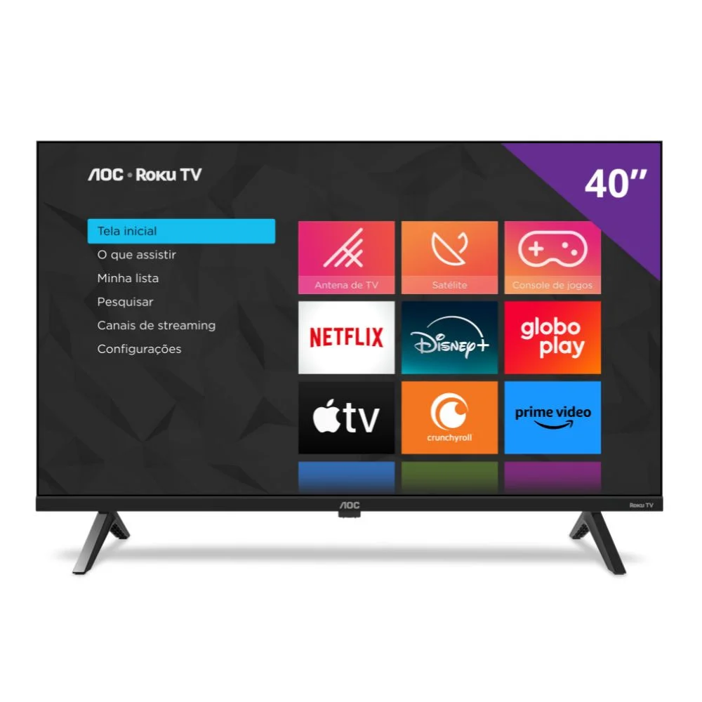 Smart Tv 40 Aoc LED Full Hd Roku Tv - view 2