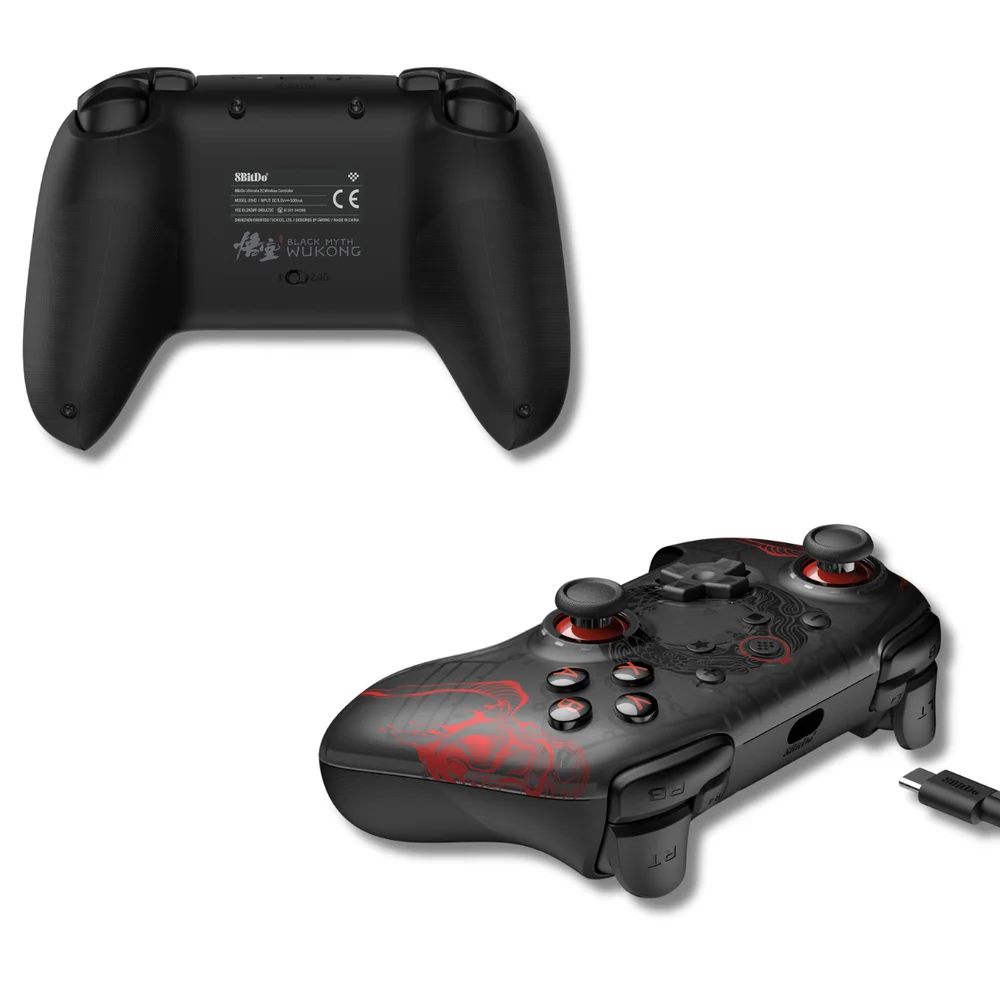 Controle Wireless 8bitdo - Ultimate 2c Black Myth Wukong Controle Wireless 8bitdo - Ultimate 2c Black Myth Wukong