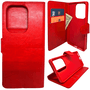 Capa Carteira Compatível Com Xiaomi Note 13 Pro 4g (tela De 6.67) Capinha Case Cor:vermelho