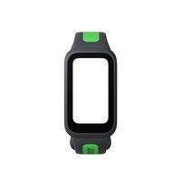 Bracelete Para Multiira Xiaomi Smart Band 9 Active, Preto E Verde
