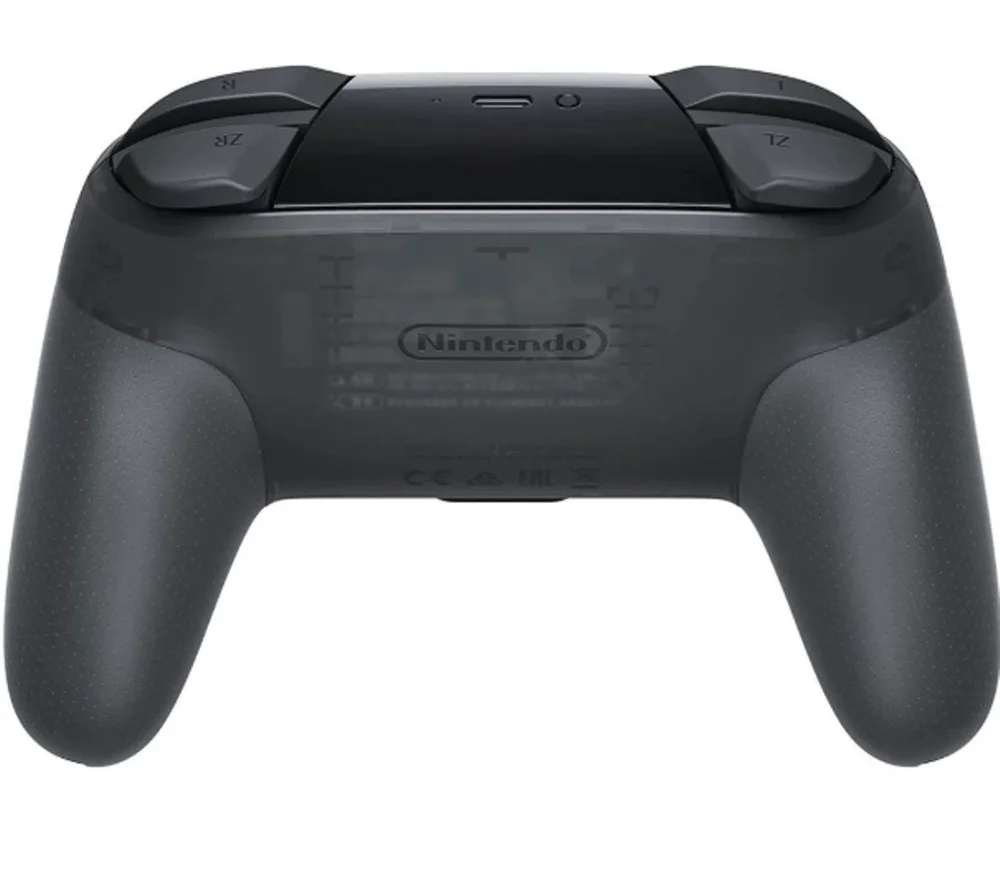 Controle Sem Fio Nintendo Switch Pro Vibração Hd Bluetooth Nfc Cor Preto