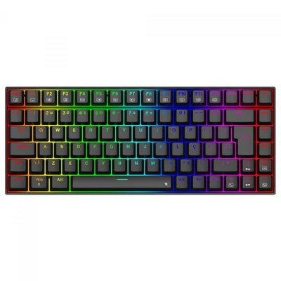 Teclado Gamer Mecânico Redragon Phantom RGB, Usb, Switch Brown, Abnt2, 75%, Preto, K629-RGB (pt-brown)