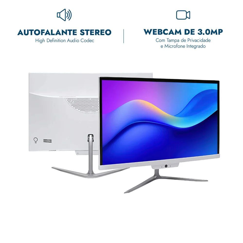"Computador All In One 21,5"" Intel Core i7, 8GB Ram, SSD 240GB, Webcam, Wi-fi, Bluetooth" em Campinas - foto 3