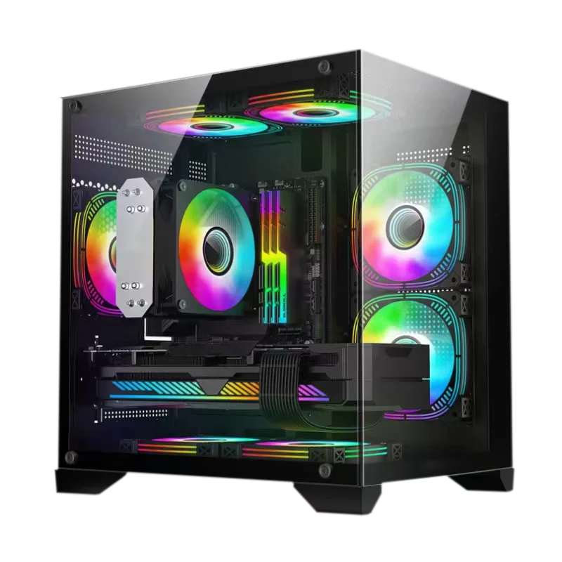 PC Gamer Ryzen 5 5500, Rx 6600, 16gb Ddr4, SSD 480GB, 600w 80 Plus, PCrx002-e