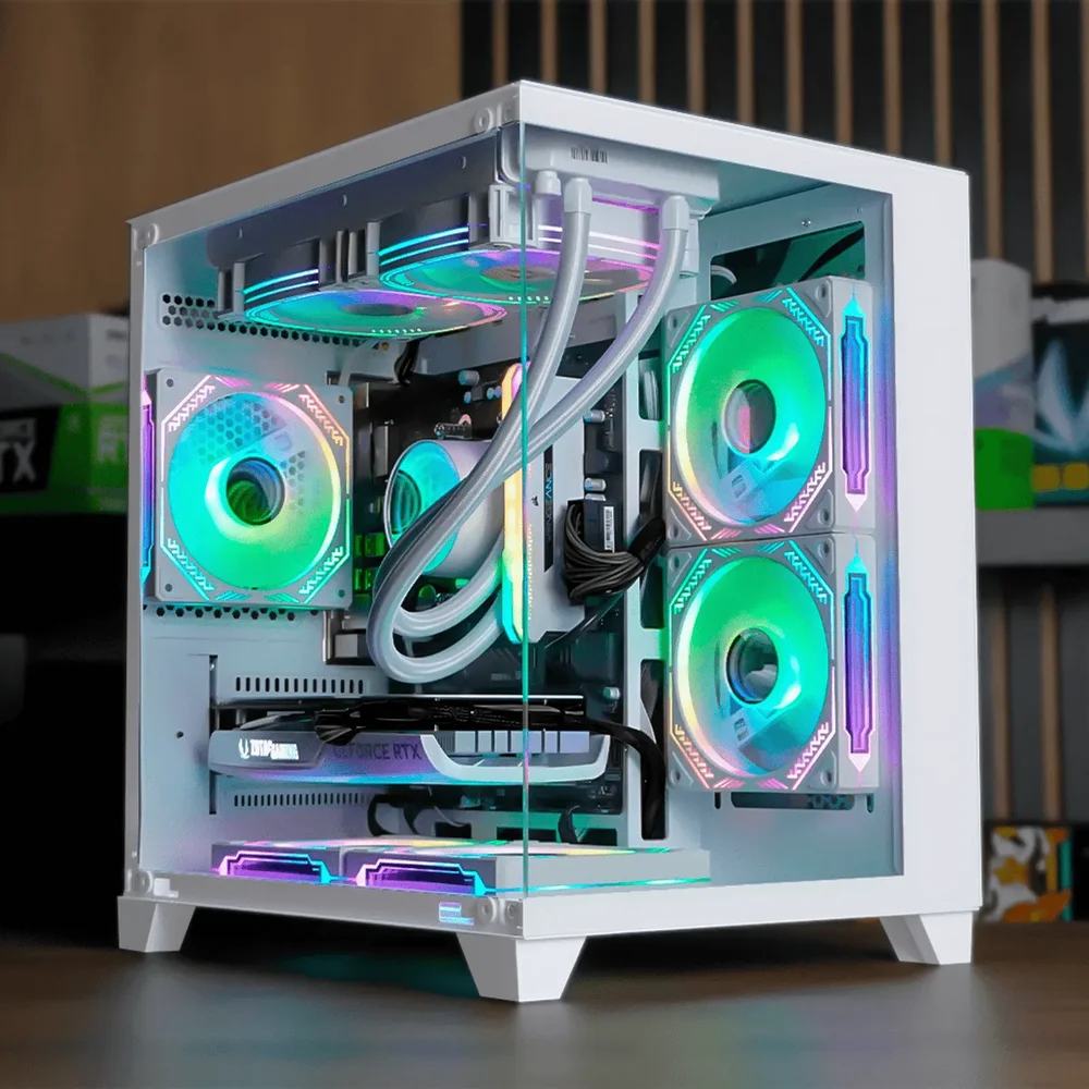 PC Gamer Ryzen 5 5500, RTX 4060, 16gb Ddr4, SSD Nvme 500gb, 600w 80 Plus, Aquapc03-e - view 3