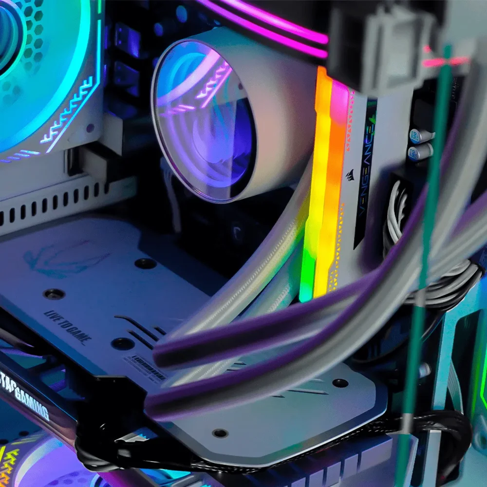 PC Gamer Ryzen 5 5500, RTX 4060, 16gb Ddr4, SSD Nvme 500gb, 600w 80 Plus, Aquapc03-e - view 4