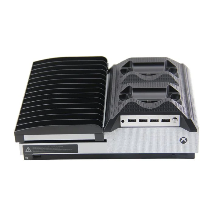 Cooler Exaustor Para XBOX One Slim Suporte Carregador Hub 4 Usb