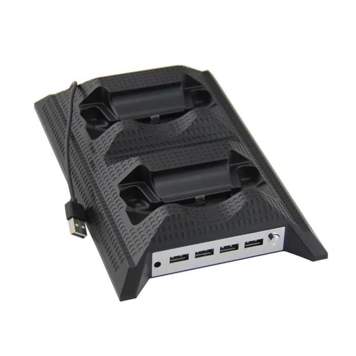 Cooler Exaustor Para XBOX One Slim Suporte Carregador Hub 4 Usb
