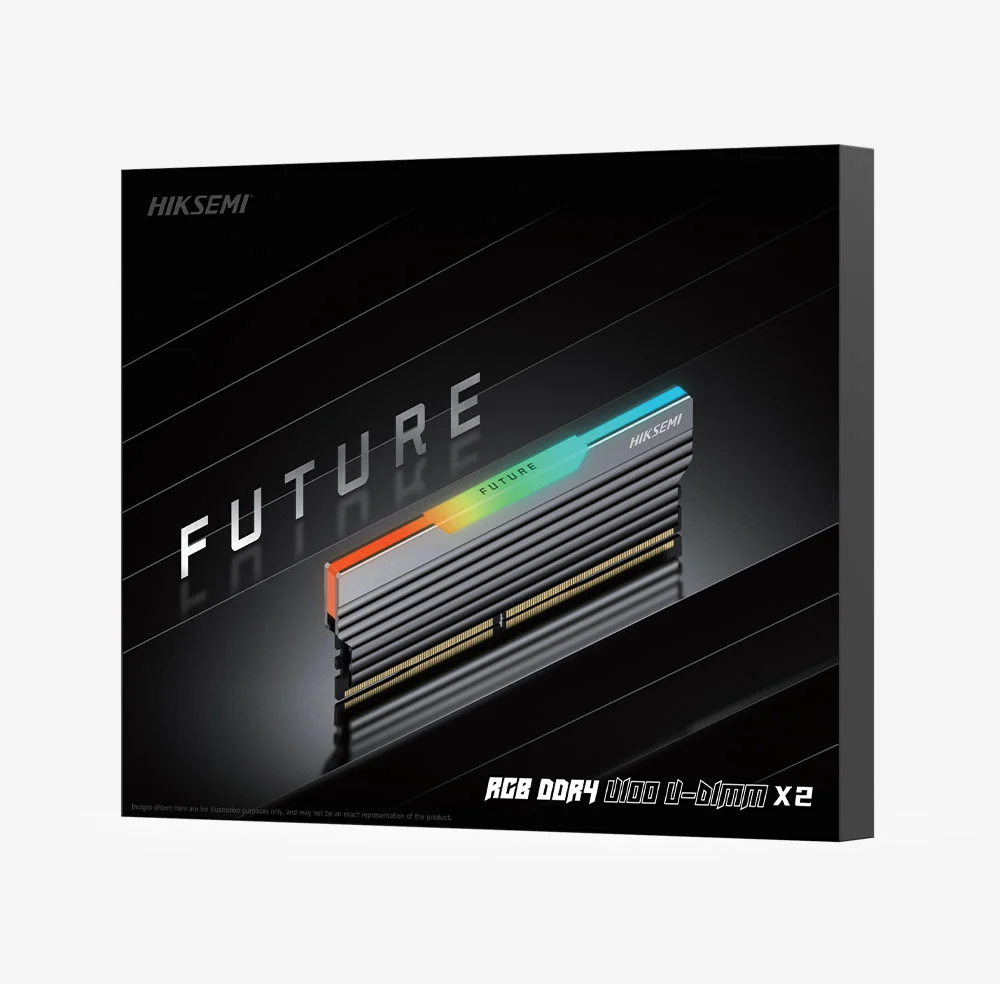 Memória Ram Ddr4 8GB 3200mhz Hiksemi Future RGB Memória Ram Ddr4 8GB 3200mhz Hiksemi Future RGB