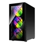 Gabinete Gamer Fsp Cmt192 RGB 4 Fans S/fonte Midtower Atx Preto - Cmt192