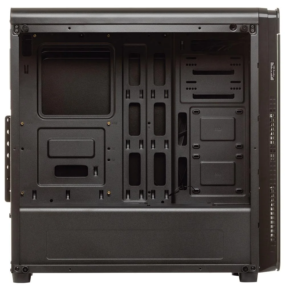 Gabinete Gamer Husky Gaming Snow, Mid Tower, 3 Fans Rainbow, Lateral E Frontal Em Vidro Temperado Gabinete Gamer Husky Gaming Snow, Mid Tower, 3 Fans Rainbow, Lateral E Frontal Em Vidro Temperado