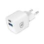 Carregador Turbo Gan Ultra Slim Tipo-c + Usb-a 20w - Exclusivo Online - Branco - Gshield
