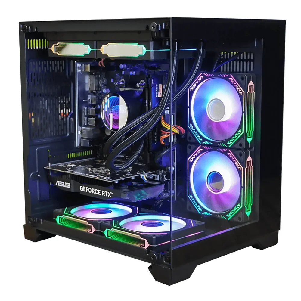 PC Gamer Completo Ryzen 5 5500, RTX 4060, 16gb Ddr4, SSD Nvme 500gb, 600w 80 Plus, Aquapc02-e - view 2