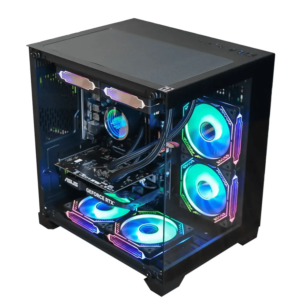 PC Gamer Completo Ryzen 5 5500, RTX 4060, 16gb Ddr4, SSD Nvme 500gb, 600w 80 Plus, Aquapc02-e - view 3