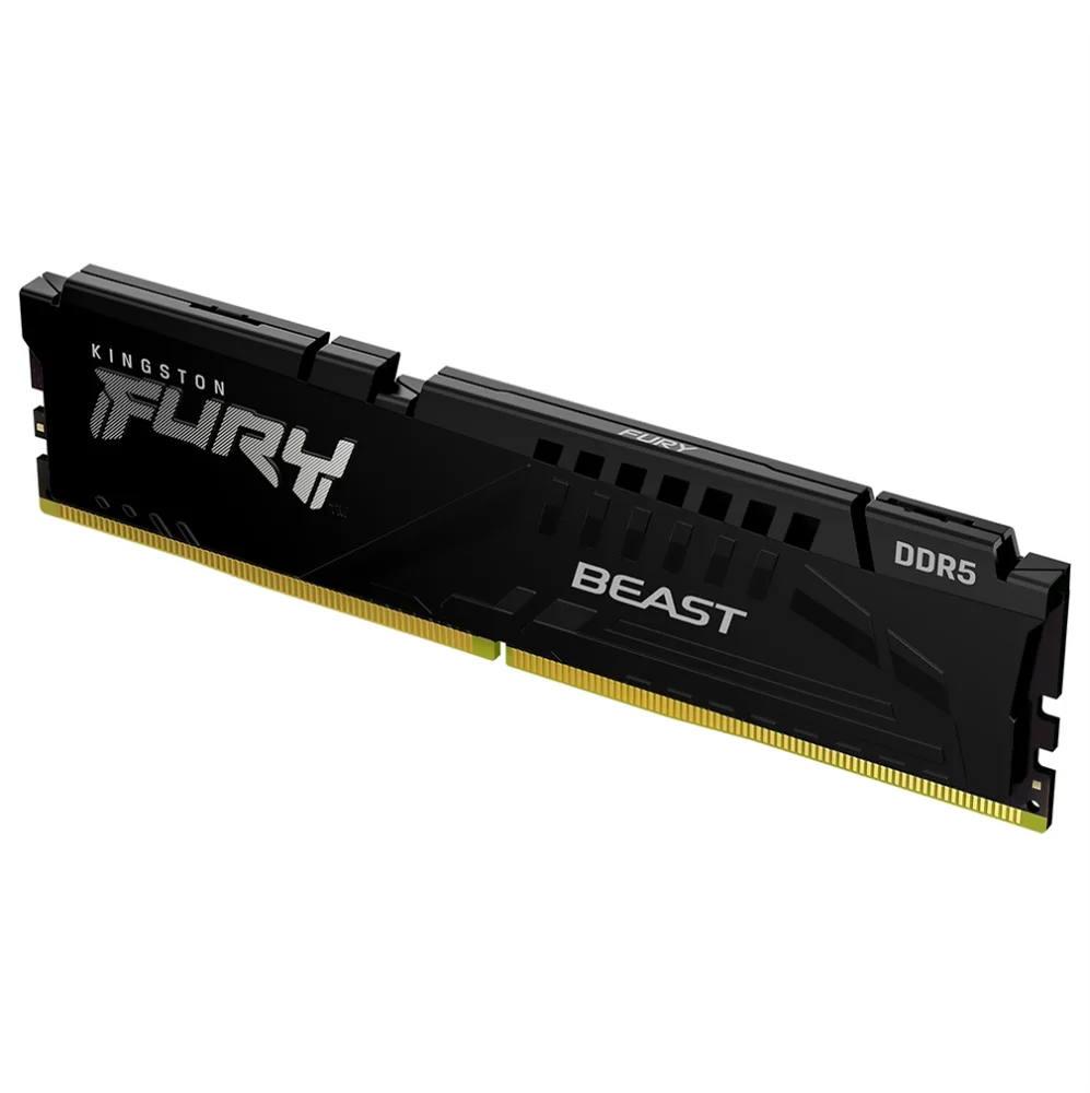 Memória 32gb Ddr5 6000mhz Kingston Fury Beast, Black - Kf560c36bbe-32. Memória 32gb Ddr5 6000mhz Kingston Fury Beast, Black - Kf560c36bbe-32.