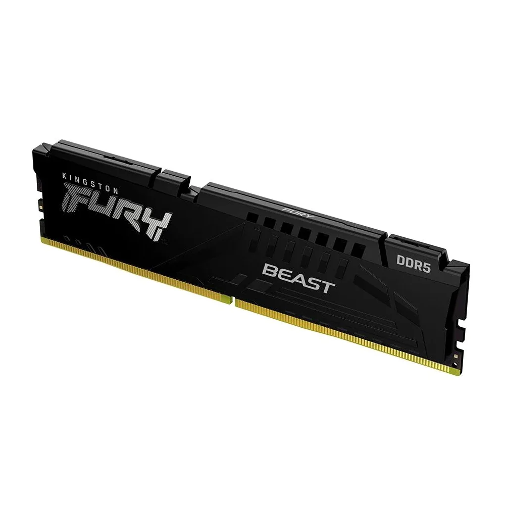 Memória 32gb Ddr5 6000mhz Kingston Fury Beast, Black - Kf560c36bbe-32. Memória 32gb Ddr5 6000mhz Kingston Fury Beast, Black - Kf560c36bbe-32.