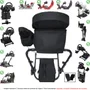 Kit Capas Protetoras Qualicapas Compatíveis C/ Volante, Base E Pedal G29 G920 G923 + Capa P/ Câmbio Shifter Logitech