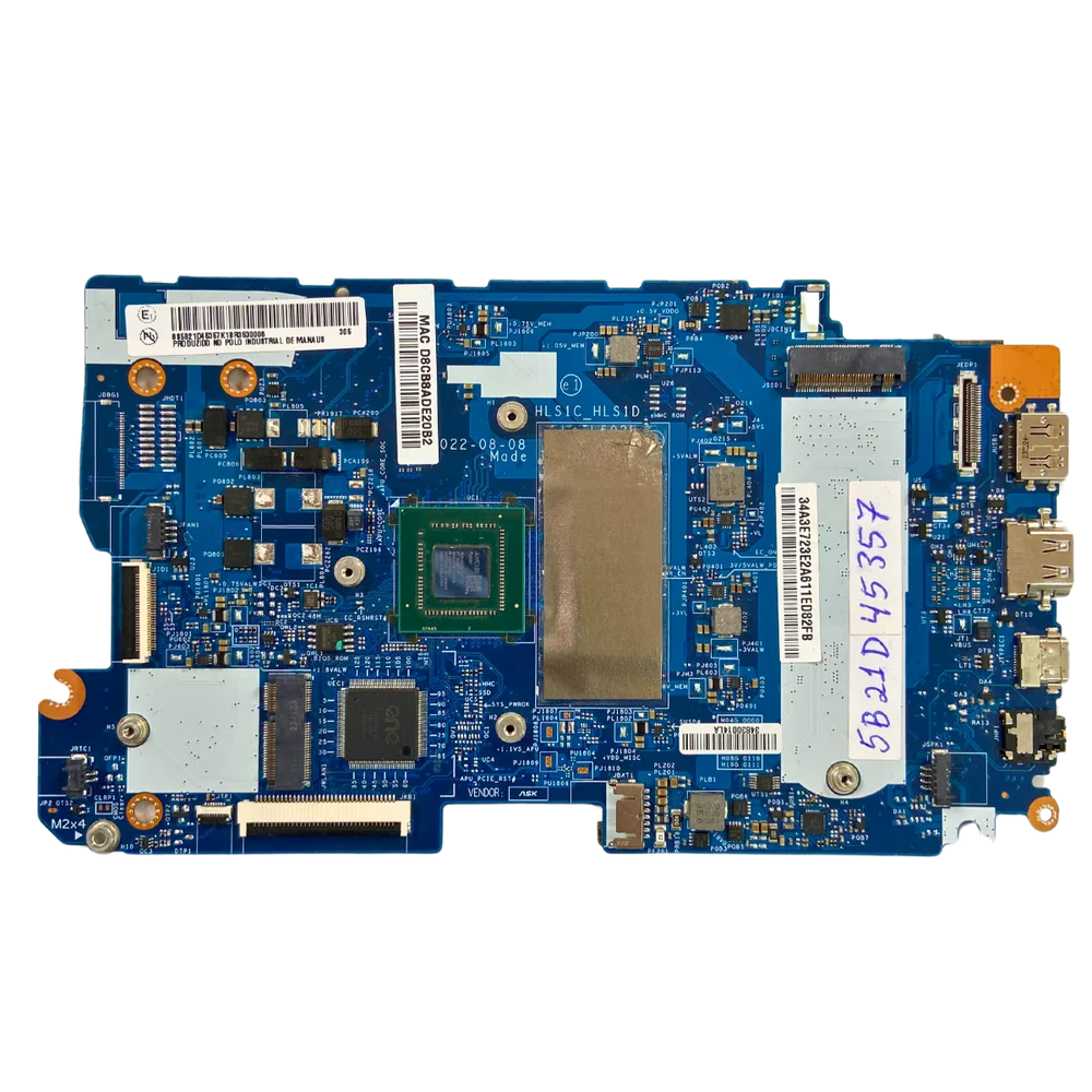 Placa Mãe Lenovo La-l502p Rev 1a Amd Ryzen 5 7520u Sucata Placa Mãe Lenovo La-l502p Rev 1a Amd Ryzen 5 7520u Sucata