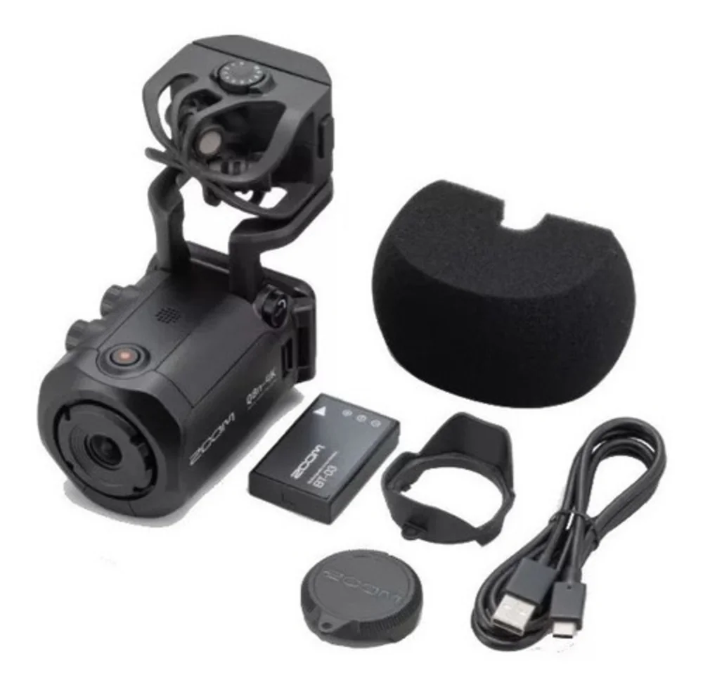 Gravador Zoom Q8n-4k Digital De Áudio E Vídeo