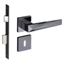 Fechadura Ascot Interna 55mm Grafite Polido Rq2 001-55pi Gp Pado