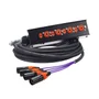 Medusa 4 Vias Montada Com Conectores Profissionais - 50 Metros