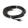Cabo De Rede Patch Cord Cat5e Montado Preto - 8 Metros