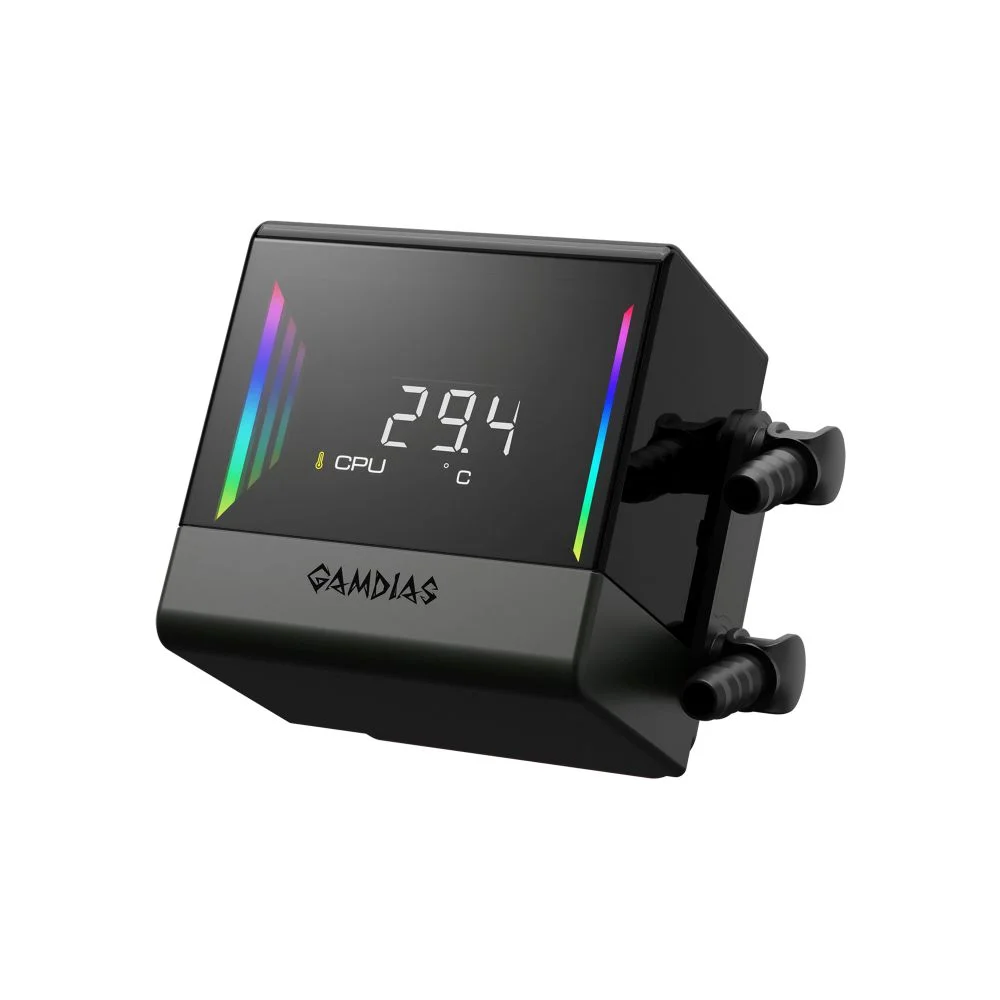 Water Cooler Gamdias Chione E4 RGB 420mm Amd/intel E4-420 Preto Water Cooler Gamdias Chione E4 RGB 420mm Amd/intel E4-420 Preto