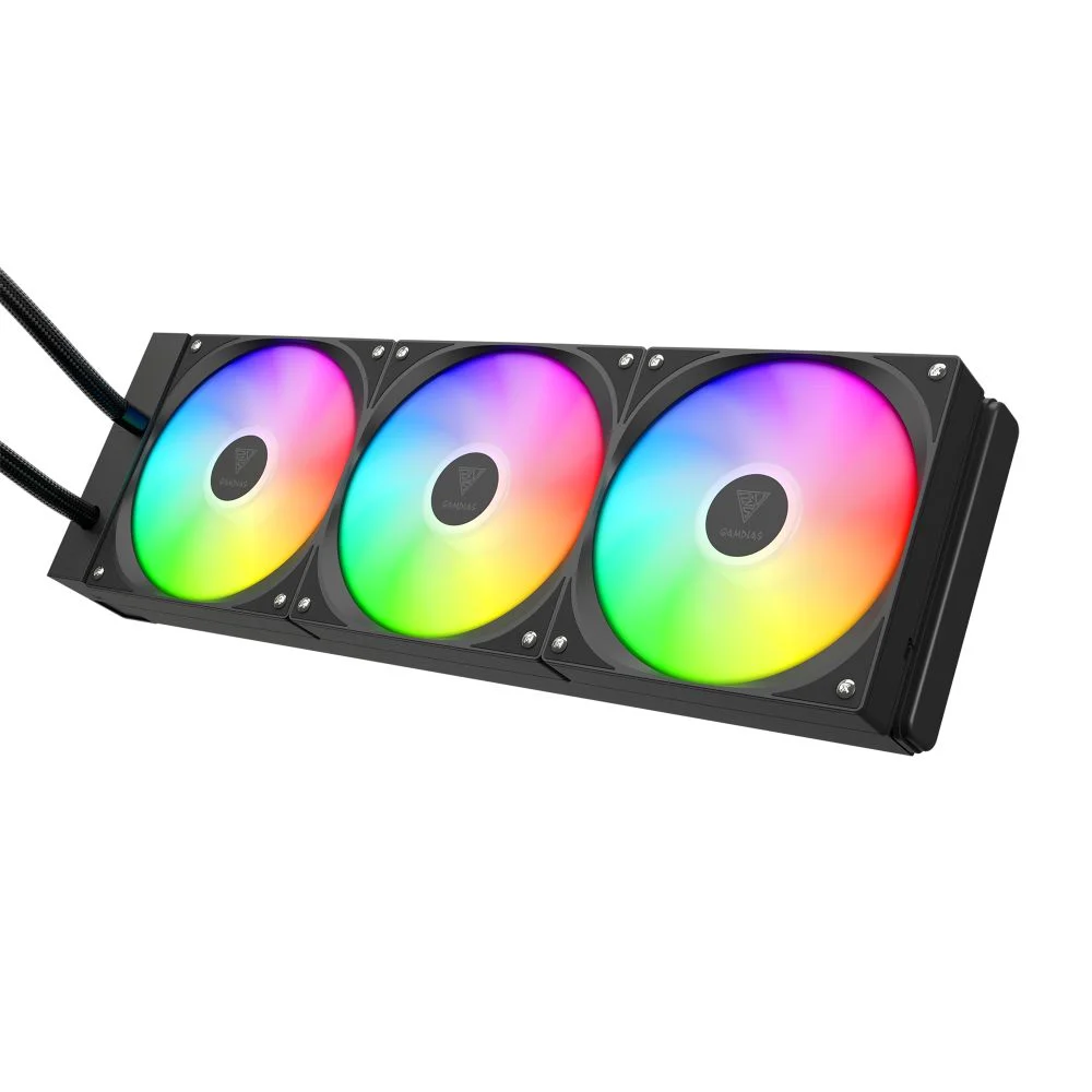 Water Cooler Gamdias Chione E4 RGB 420mm Amd/intel E4-420 Preto Water Cooler Gamdias Chione E4 RGB 420mm Amd/intel E4-420 Preto