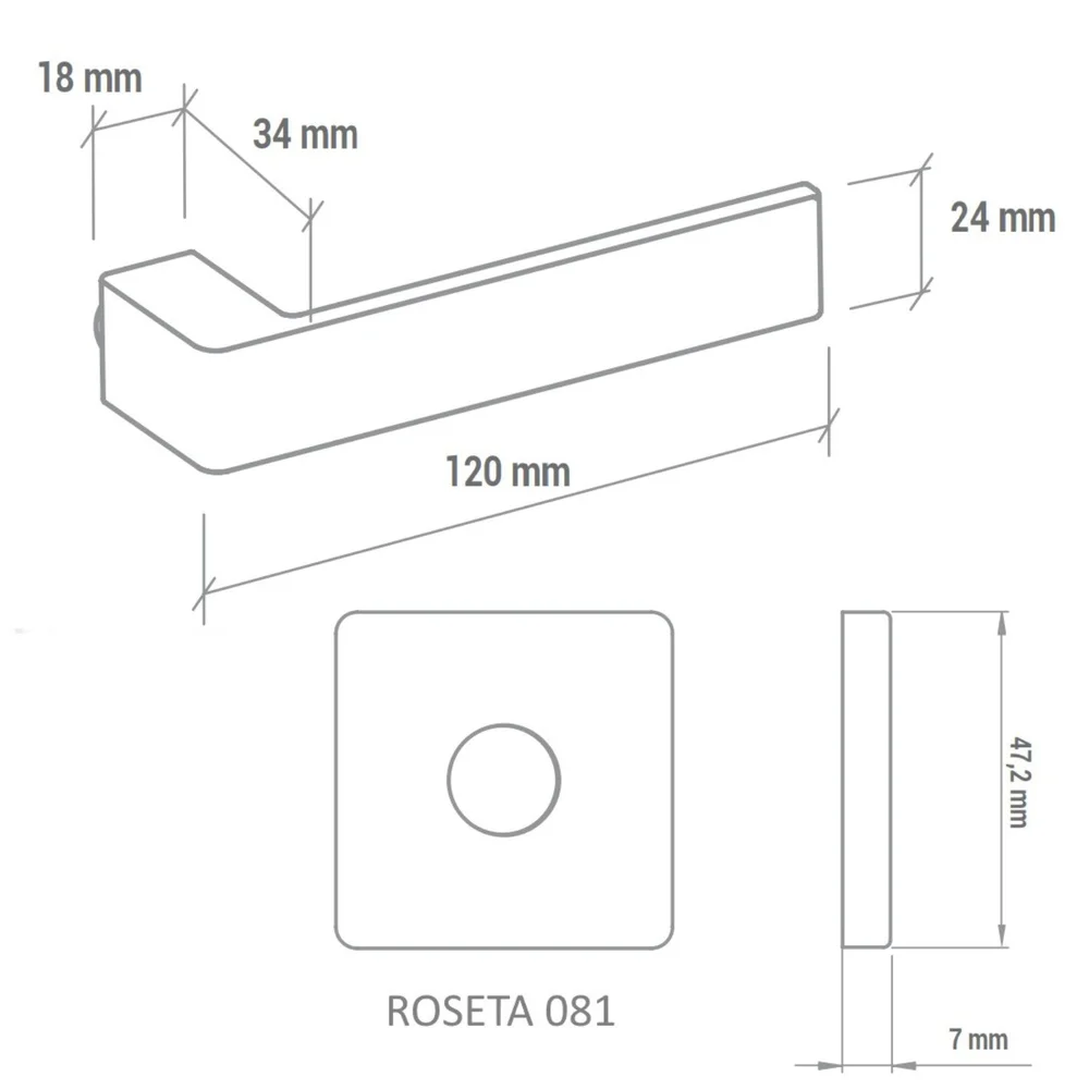 Fechadura Tess Banheiro 55mm Cromado M0964z R0081 Bz1952 Imab Fechadura Tess Banheiro 55mm Cromado M0964z R0081 Bz1952 Imab