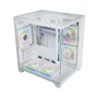 Gabinete Gamer K-mex Aquario Cg-w725 Visao Branco Micro Atx Sem Fan
