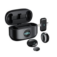 Microfone Lapela Duplo Sem Fio Para Iphone E Android - Bell M2