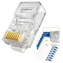 Conector Rj45 Macho Cat6/cat5e 8p8c Cabo Rede Crimpar 700un