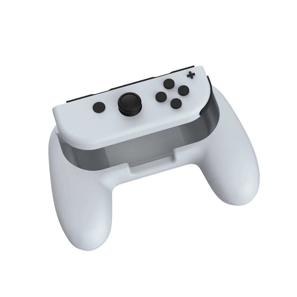 2x Grip Suporte De Controle Joy Con P/ Nintendo Switch Case Branco 2x Grip Suporte De Controle Joy Con P/ Nintendo Switch Case Branco
