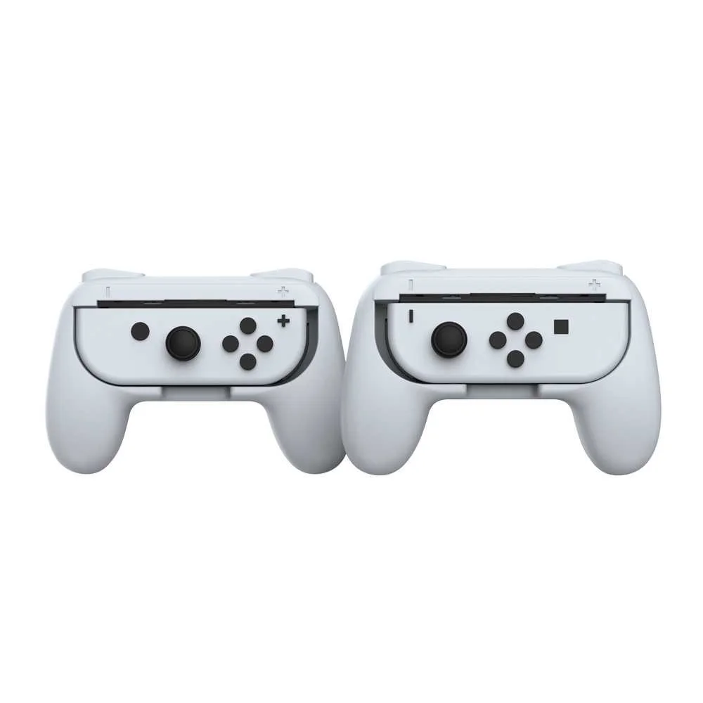 2x Grip Suporte De Controle Joy Con P/ Nintendo Switch Case Branco 2x Grip Suporte De Controle Joy Con P/ Nintendo Switch Case Branco