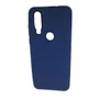 Capa Capinha De Celular Moto One Action Moto One Vision P40 Power Emborrachada Flexível One Action:azul
