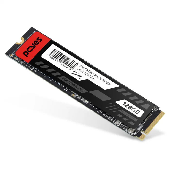 SSD PCyes M.2 2280 Nvme PCie 3.0x4 128GB - Leitura 1175mb Gravacao 700mb/s - SSDNVMEg3py128 SSD PCyes M.2 2280 Nvme PCie 3.0x4 128GB - Leitura 1175mb Gravacao 700mb/s - SSDNVMEg3py128