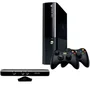 XBOX 360 Super Slim 250gb 2 Controles + Kinect + 3 Jogos Standard Preto