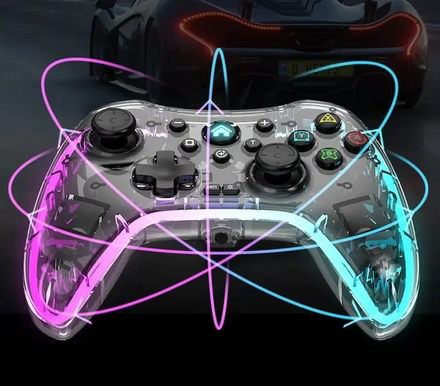 Kit 2 Controle Joystick Gamepad Compativel Ps4 PC Notebook Smart Tv Android Gamepass Celular Bluetooth Sem Fio. Kit 2 Controle Joystick Gamepad Compativel Ps4 PC Notebook Smart Tv Android Gamepass Celular Bluetooth Sem Fio.