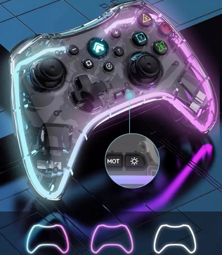 Kit 2 Controle Joystick Gamepad Compativel Ps4 PC Notebook Smart Tv Android Gamepass Celular Bluetooth Sem Fio. Kit 2 Controle Joystick Gamepad Compativel Ps4 PC Notebook Smart Tv Android Gamepass Celular Bluetooth Sem Fio.
