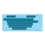 Teclado Gamer Mecanico Aplus Cetus 75 , TKL 75% Compacto, Switch Red Jerrzi, Construção Gasket, Iluminação Azul, Hot Swap, Anti-Ghosting, Macros, compatível com Windows/Mac