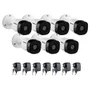 Kit 07 Câmeras De Segurança Vhl 1220 B G2 Hdcvi Full Hd 1080p Intelbras Com Fonte De Alimentação
