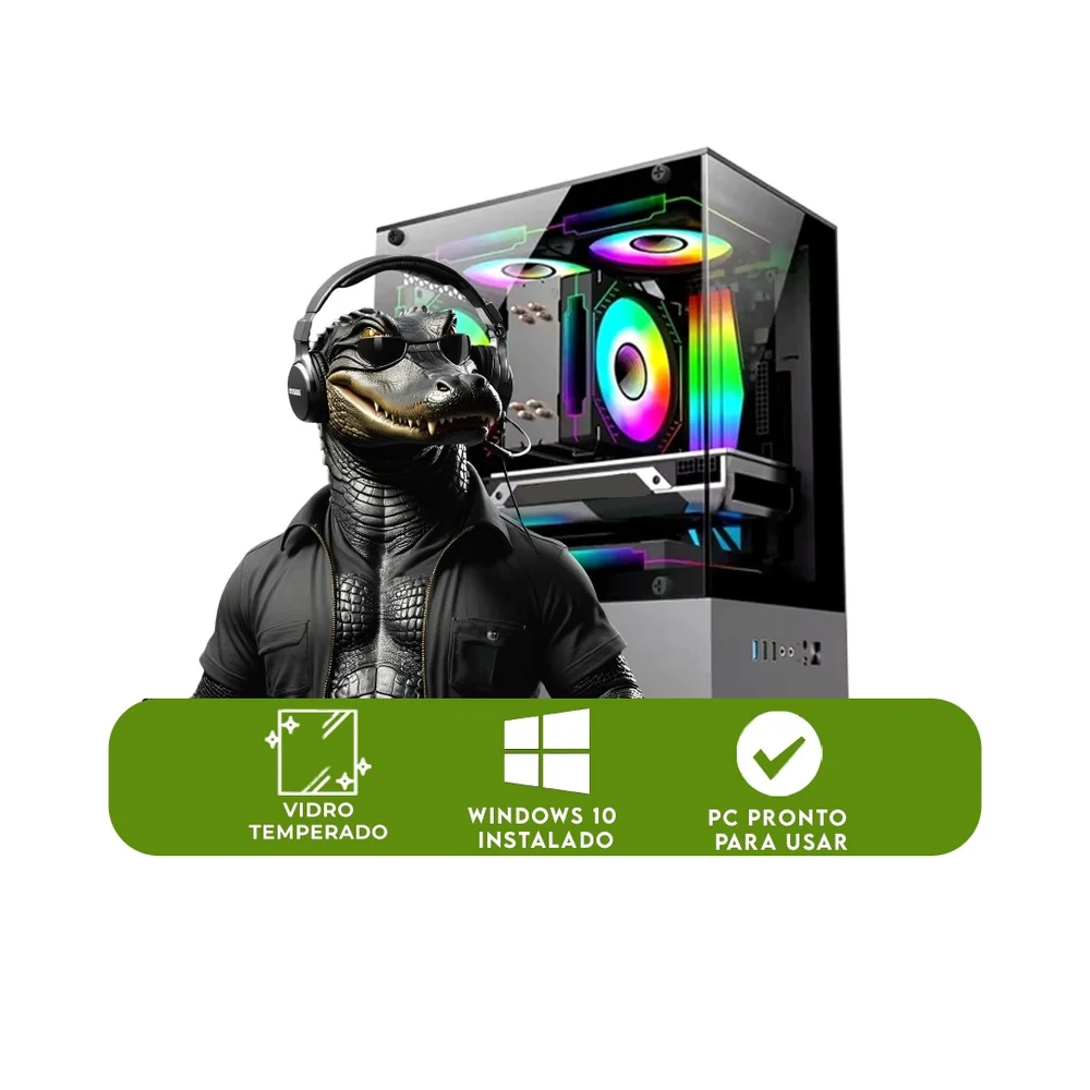 PC Gamer Balão.info Amd Ryzen 3 3200g, Memoria Ram 16gb Ddr4, SSD 480GB, Placa De Video 2gb em Campinas - foto 4
