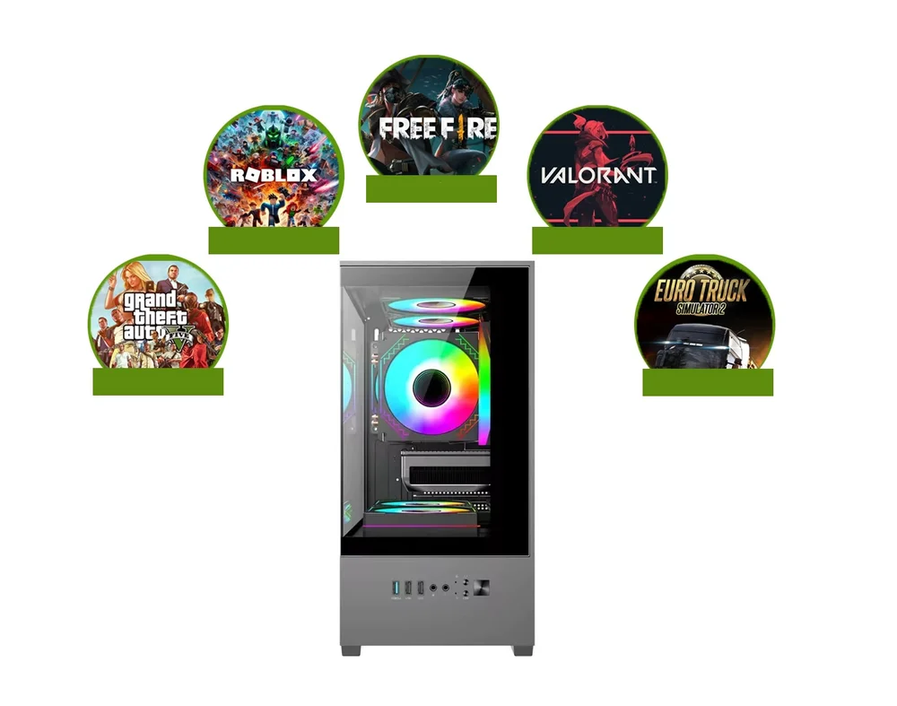 PC Gamer Balão.info Amd Ryzen 3 3200g, Memoria Ram 16gb Ddr4, SSD 480GB, Placa De Video 2gb em Campinas - foto 5