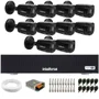 10 Câmeras Intelbras Vhd 1230 B Full Hd Black G7 Visão Noturna 30m Ip67 + Dvr Mhdx 1016-c 16 Canais