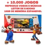 Console Vídeo Game Portátil X16 Plus + 10.000 Jogos Tela De 7,5 "