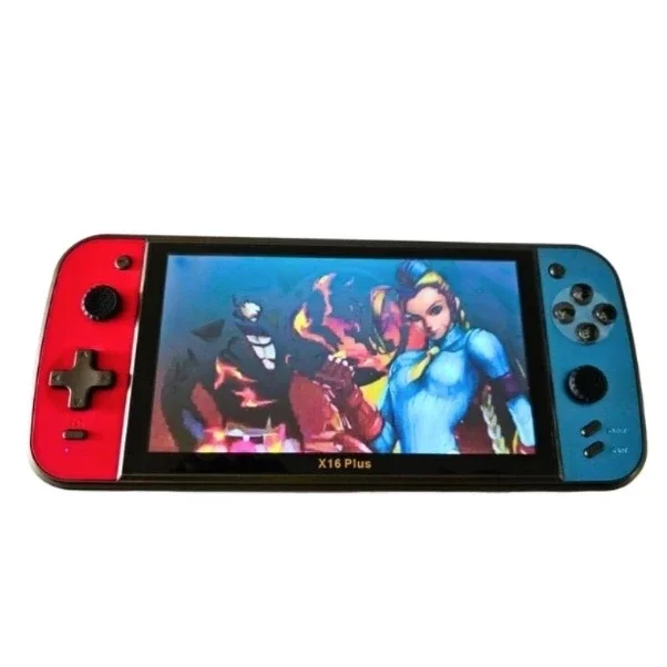 Console Vídeo Game Portátil X16 Plus + 10.000 Jogos Tela De 7,5 "