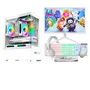 PC Gamer Branco White Completo Intel Core i5 Memoria Ram 16gb SSD 240GB Monitor HDMI " Kit Gamer